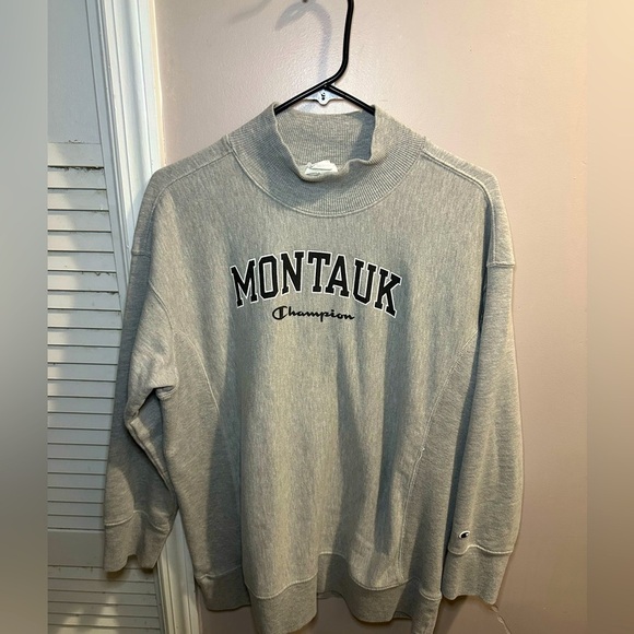 VINTAGE MONTAUK Champion Gray Men's Sweater - Picture 1 of 4